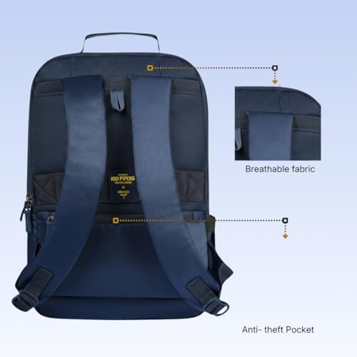 Image of Impulse Classic Premium Business Backpack | Unisex Office Bag in Vegan Leather | 27L Water Resistant with 15.6 inch Laptop Sleeve, Anti-Theft Pocket & Padded Straps