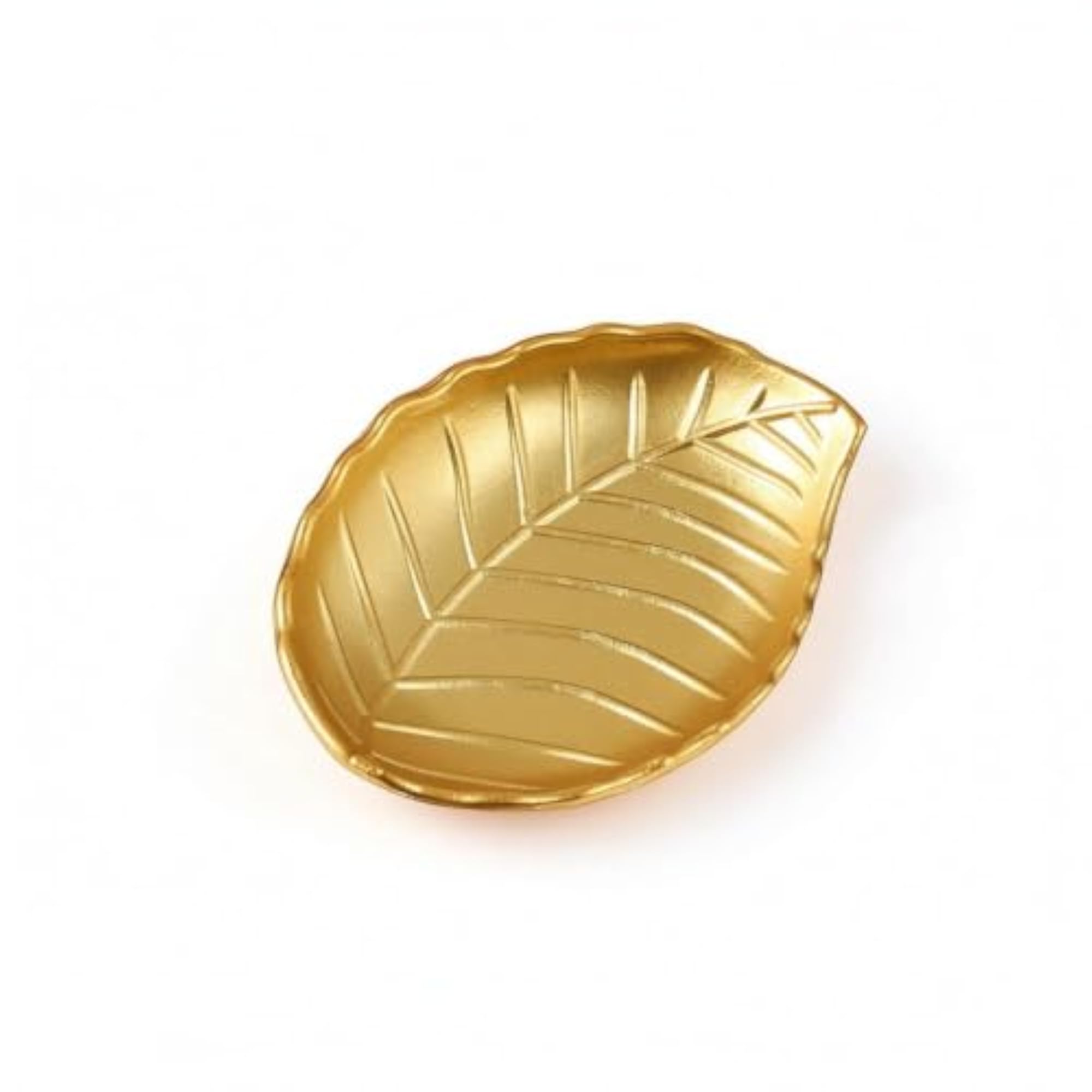Lustrous Gold Embossed Decorative Fruit Tray