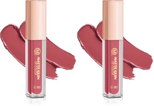 Image of Matte Quin Lip Color| Matte Texture|Long Wear |Smudge Proof |Waterproof-6ml (MQ Flat-205) (Pack of 2)