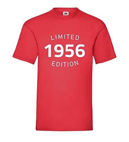 T-shirt 1956 Limited Edition homme rouge XXXL idéal pour les week-ends