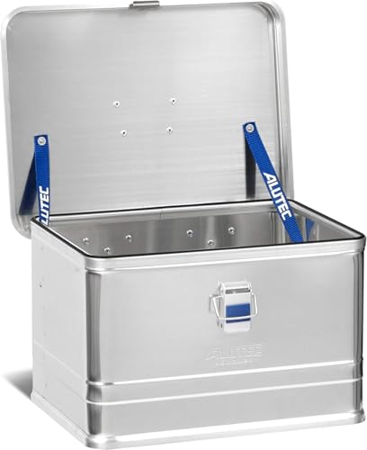 ALUTEC Aluminiumbox COMFORT 30 (Inhalt 30 l, Innenmaße (LxBxH) 400 X 300 X 248 mm, staub-/spritzwassergeschützt, Werkzeugbox, Aufbewahrungskiste, Gewicht 3,01 kg) 12030