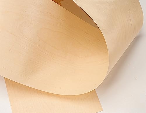 Aibote AT-VENEER-BIRCH WOOD-20X250CM Natural Birch Wood Veneer Restoration Sheets(Overall Size:8"X100") Wooden Diy Material thumb #5