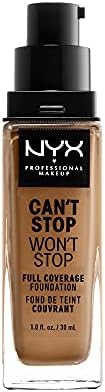 NYX PROFESSIONAL MAKEUP Can't Stop Won't Stop Foundation, 24h Full Coverage Matte Finish - Golden