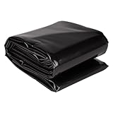 10x13 Feet Pond Liner, 20 Mil HDPE Pond Skins Pond Liner UV Resistant Anti-Corrosion Easy Cutting, Pond Liner for Natural Looking Ponds, Waterfall, Koi Ponds and Water Garden (Black)