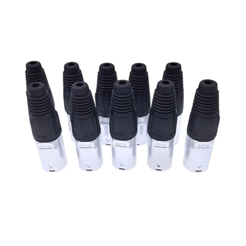 Conector RJ45 8p8c impermeable IP65 cable de red ethernet chasis panel D negro 5