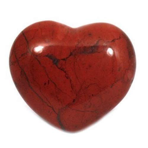 Red Jasper Crystal Heart ~45mm