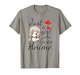 Anime Girl Tshirt | Just a Girl Who Loves Anime Tee T-Shirt