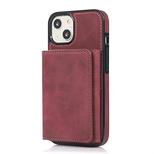 Étui silicone souple iPhone 13 Pro Max portefeuille cuir antichoc