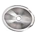 Keenso Stainless Steel Round Sink, 304 RV Sink with Brushed Mirror Finish and Drain Accessories, for Cars Boats Yachts RVs