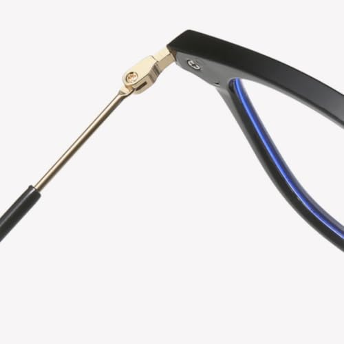 Image of Shiratori Square Blue Light Blocking Glasses for Women Men, Lightweight Frame Anti Eyestrain Computer Glasses