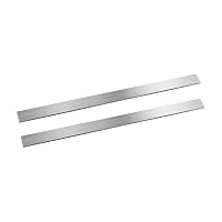2 Stück 304 Edelstahl Flachstange, 3x20x300mm, gebürstet - Edelstahl Flachstahl Leiste für Küche Möbel Reparatur DIY