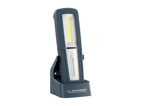 Scangrip Uniform for Life, Lampada Portatile a LED Ideale per Ispezione, con Base di Ricarica, Resistente all'Acqua e alla Polvere