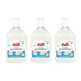 Dalli Flüssige Kernseife 3er Pack - 3x500ml, 100% vegan - Ohne Duft- &...