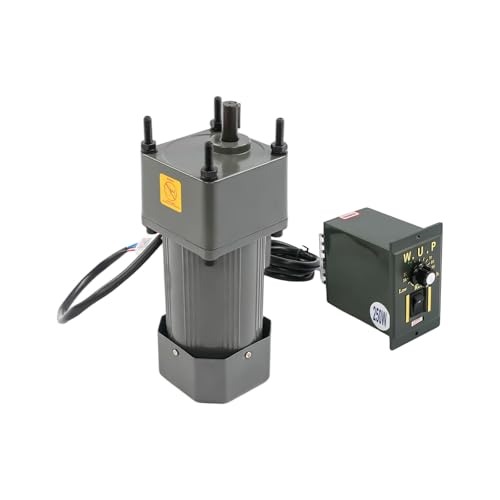 Moteur à engrenages 250W 220V CA avec réducteur et régulateur de vitesse en alu