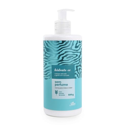 Creme Hidratante Sem Perfume Corporal 500g Siles