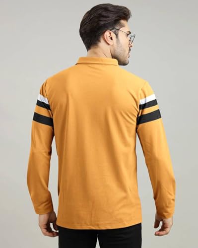 Image of AUSK Men Polo T-Shirt || Full Sleeves Polo T Shirts for Men || Mens T-Shirts