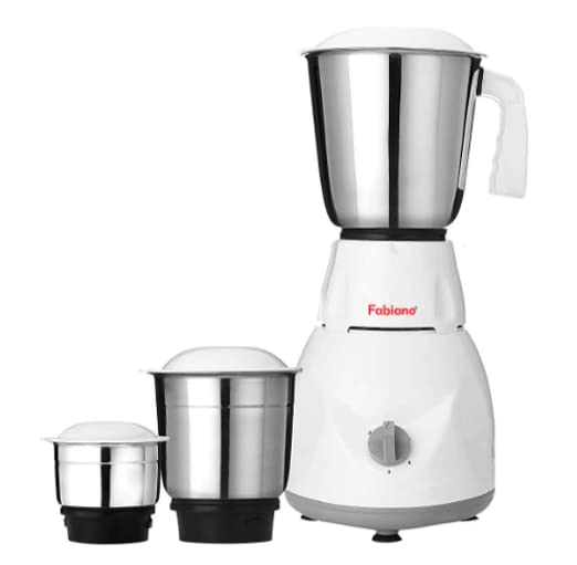 Fabiano Mixer Grinder 500 Watt | ISI Approved | 3 Stainless Steel Jars | Juicer Mixer Grinder Set | Multi-Purpose Mixer Jar Set | 1-Year Warranty-image-43