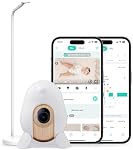 CuboAi Nouveau modèle Smart Baby Monitor 3 avec support de sol, 2.5K QHD Vision nocturne WiFi Caméra, 2-Way Audio, Alertes de sécurité du sommeil, Temp & Capteur d'humidité, Lullabies, Contrôle App