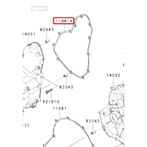 Junta de caja de generador 11061-0165 que evita fugas en tu Z650 2