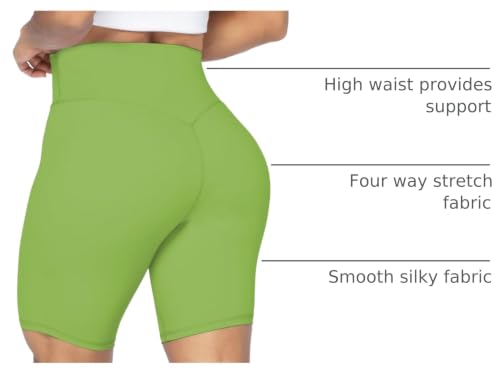 Image of Sunzel No Front Seam High Waist Biker Shorts for Women, Squat Proof Yoga Workout Gym Bike Shorts | 3, 5 Or 8-Inch Inseam, High Waisted, Tummy Control, No Front Seam, Buttery Soft, Compression Fit, Squat Proof