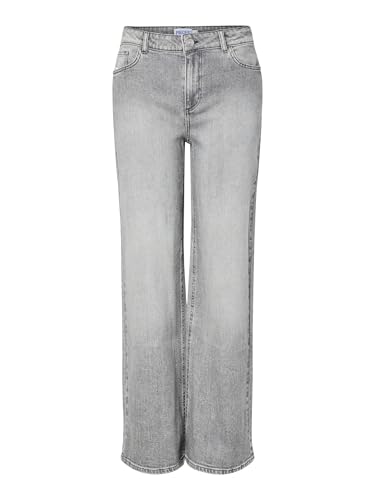 Jeans wide PIECES Pcsilke MW pantalon taille haute confortable