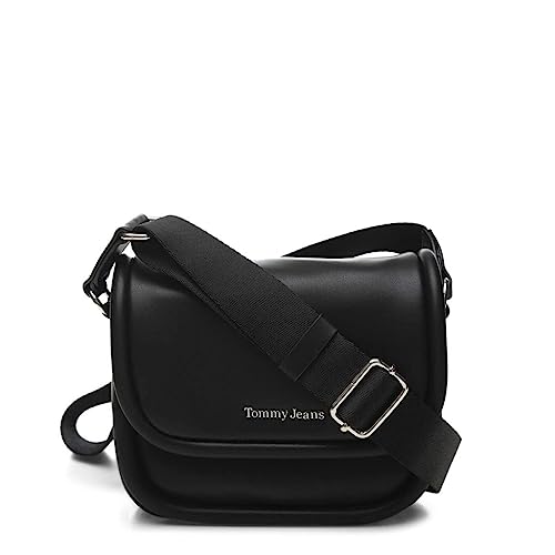 Sac à bandoulière TJW Tommy Jeans femme noir 19cm : petit sac à main tendance bandoulière