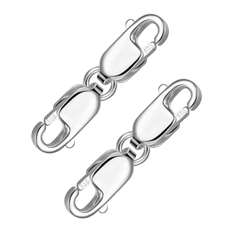 Solid Sterling Silver Double Lobster Clasps Cover