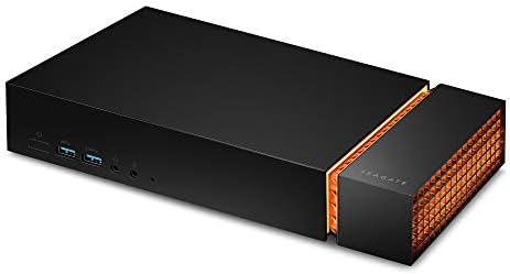 Seagate FireCuda Gaming Hub, 16 TB, External Hard Drive HDD, PC-Gaming, Customisable RGB LED lighting, Dual forward-facing USB, 3 Years Rescue Services (STKK16000400)