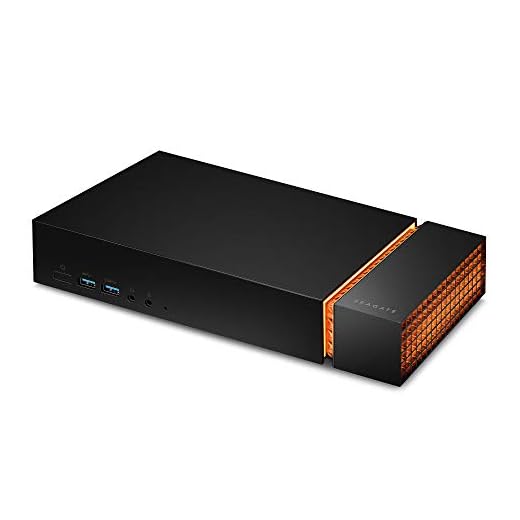 Seagate Firecuda Gaming Dock 4TB External Hard Drive HDD – Thunderbolt 3 with NVMe for PC Laptop (STJF4000400)