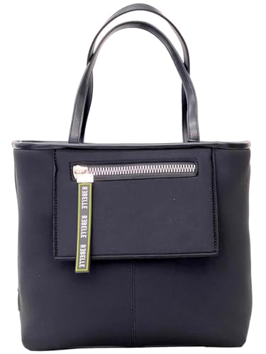 Rebelle Borsa Donna in neoprene Myrna Black NERO, TAGLIA UNICA