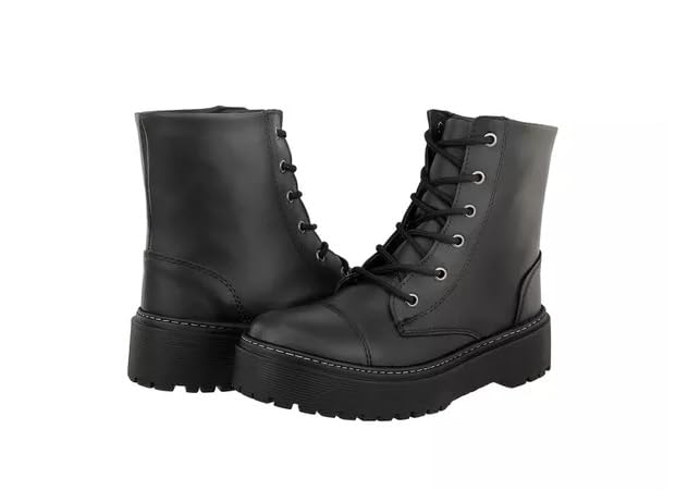 Hoje é o melhor dia para comprar  Bota Blogueira Coturno Feminina Retta Tendência Preto  com aquele preço maroto! Promoção! Aproveite a oferta! 3