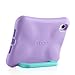 LeiJue Kids Case for iPad Mini 7 (A17 Pro) 2024 /iPad Mini6 2021, Light Weight Heavy Duty/Shockproof/Drop Proof with Handle/Kickstand, Child Friendly Cover for iPad Mini 7th/6th Gen 8.3inch (Purple)