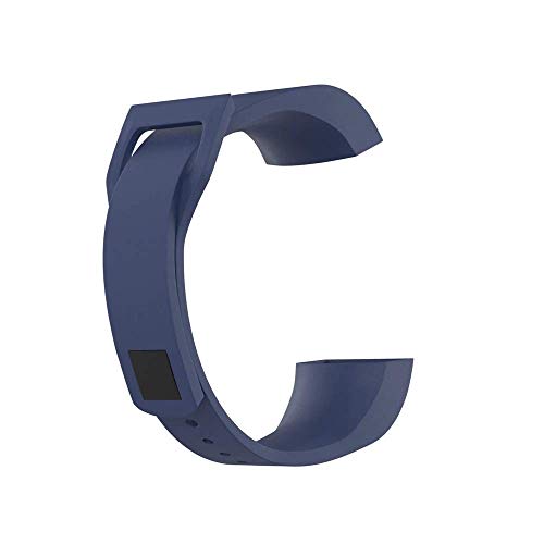 Image of Soft Silicone Bracelet Style Band Strap for Redmi Smart Band & Mi Band 4C (Blue) (Not for Redmi Smart Band pro)