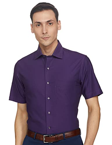 Image of Van Heusen Men's Solid Regular Fit Formal Shirt