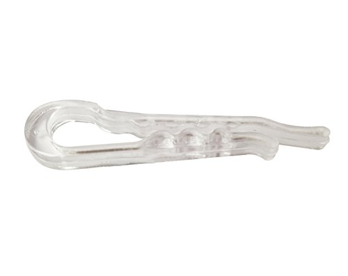 Niftyplaza U Shape Clear Durable Plastic Alligator Clips Shirts Folding Ties Socks Pants Hold Garments In Place (1000 Alligator Clips) #TOP2