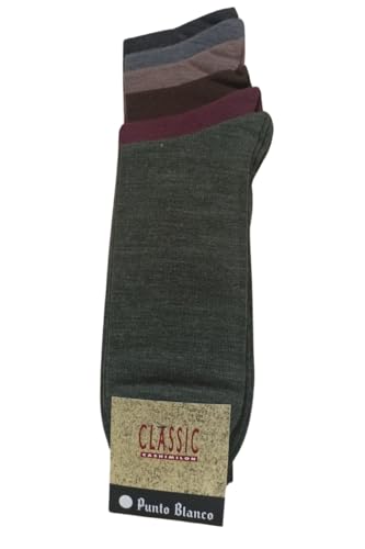Punto Blanco 6 pares de calcetines línea Classic 13868 (FR/ES, Letras, Talla única, Regular, Regular, Marino)