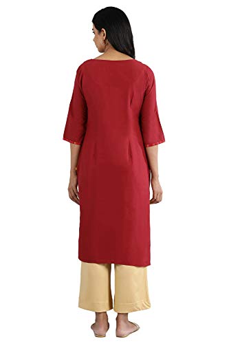 Image of Aurelia Women's Cotton Regular Fit Kurta