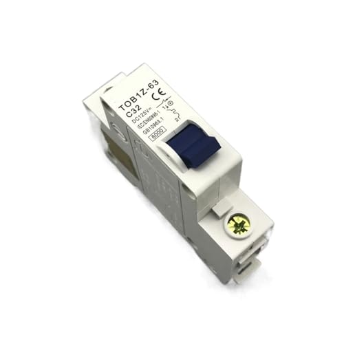 Disyuntor 1P 32A CC 125V de 1 pieza para control de corriente continua