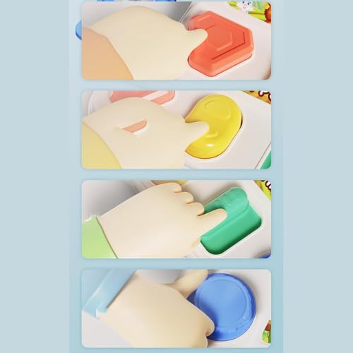 Image of BeFunky Baby Pop Up Toy- Colorful Cause and Effect Toys for Babies 9 Months Montessori Toy Toddler Infant Toys Sensory Interactive for Early Learning Development (Farm Animals)