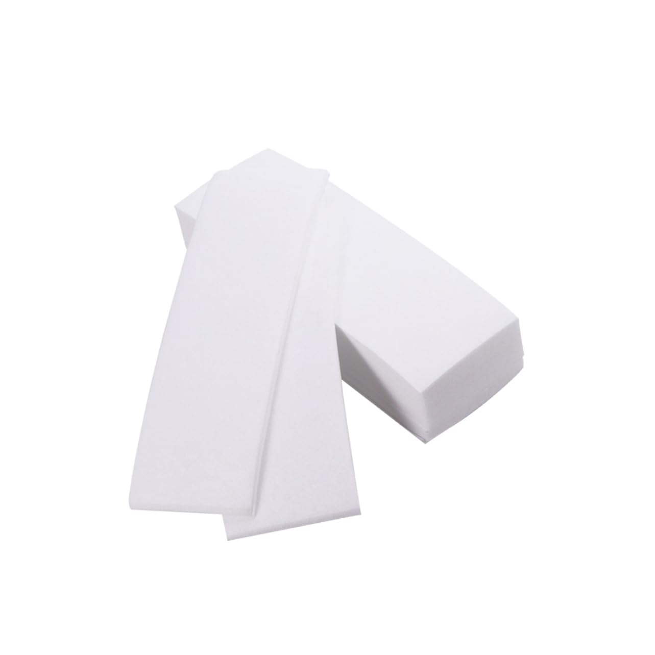 WOONEKY 240pcs Thick Non-Woven Depilatory Wax Hair Removal Paper for Professional Use for Body and Facial Hair Removal