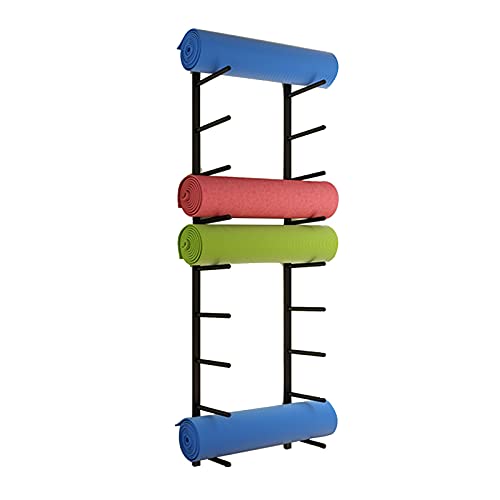 Support de tapis de yoga mural et rangement rouleau en mousse fitness