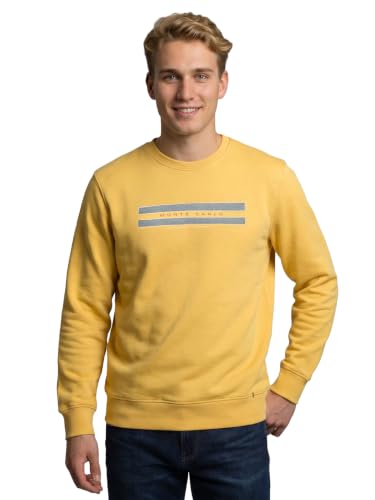 Image of Monte Carlo Mens Regular Fit Full Sleeve Round Neck Solid Winter Sweatshirt