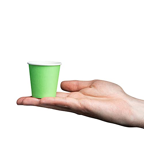 [300 Count] 3 Oz. Small Paper Cups, Disposable Mini Bathroom Mouthwash Cups - Assorted Colors #TOP5