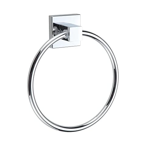 BGL Towel Ring Minimalist Wall-Mounted With Chrome Plated for Bathroom Cover
