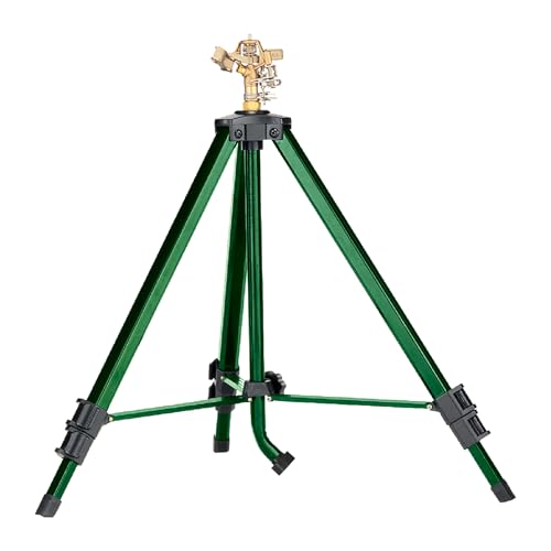 Orbit 56667Z Tripod Lawn Zinc Impact Sprinkler - 360 Degree Rotating Sprinkler