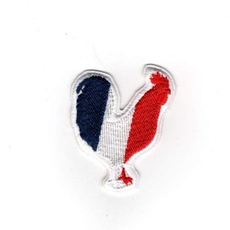 Patch écusson Thermocollant Drapeau France - Pour Sac à Dos, Veste, Brassard