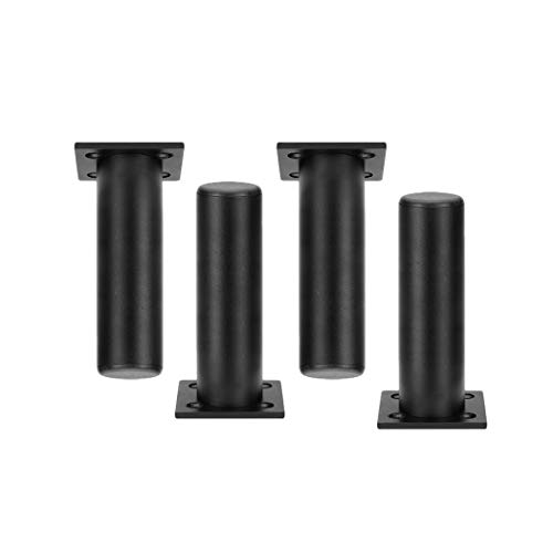 Patas para muebles negras de 20 cm regulables para sofás y armarios 2