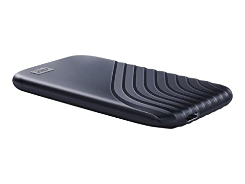 Image of WD 2TB My Passport SSD Portable External Solid State Drive, Blue, Sturdy and Blazing Fast, Password Protection with Hardware Encryption - WDBAGF0020BBL-WESN