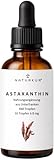 Naturkur® Astaxanthin 8 mg nur 10 Tropfen, 660 Tropfen für über 2 Monate [66 Tage], vegan, hergestellt in Unterfranken