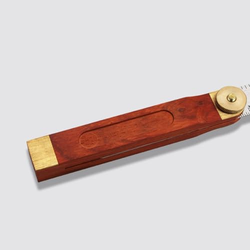 Regla ajustable T-Bevel para carpintería con perilla de madera miniatura 7